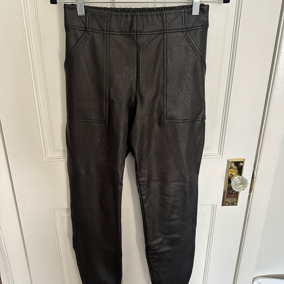 SPANX Black Women's Track Pants - Picture 2 of 4